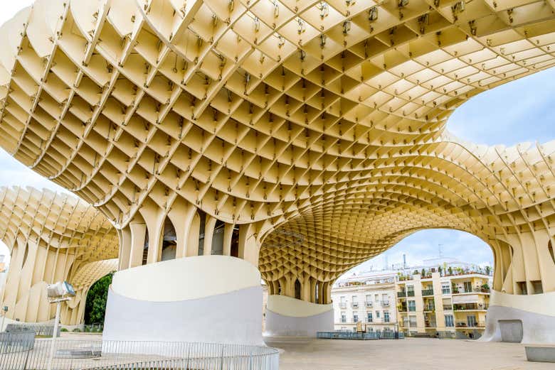 As Setas de Sevilla estão localizados na Plaza de la Encarnación
