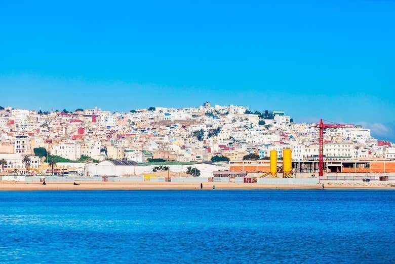 Chegando ao Porto de Tânger