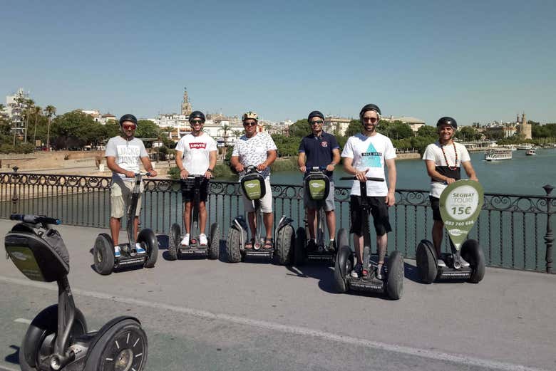 Passeando por Sevilha de Segway