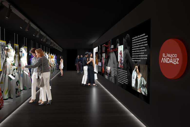 Visitando o Museu do Traje de Flamenca no Palácio Andaluz