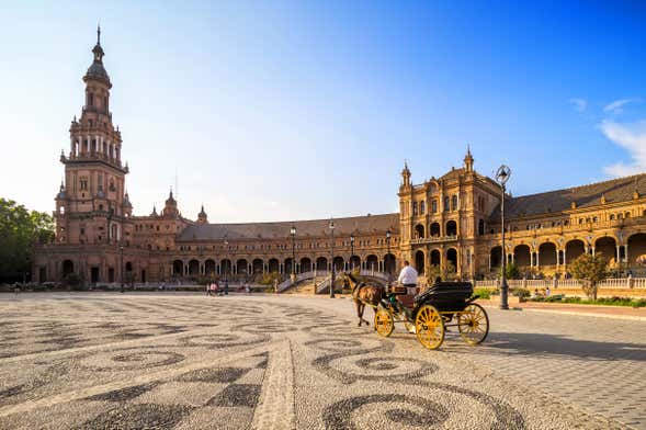 Passeio privado de charrete por Sevilha